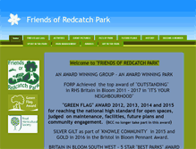 Tablet Screenshot of friendsofredcatchpark.com